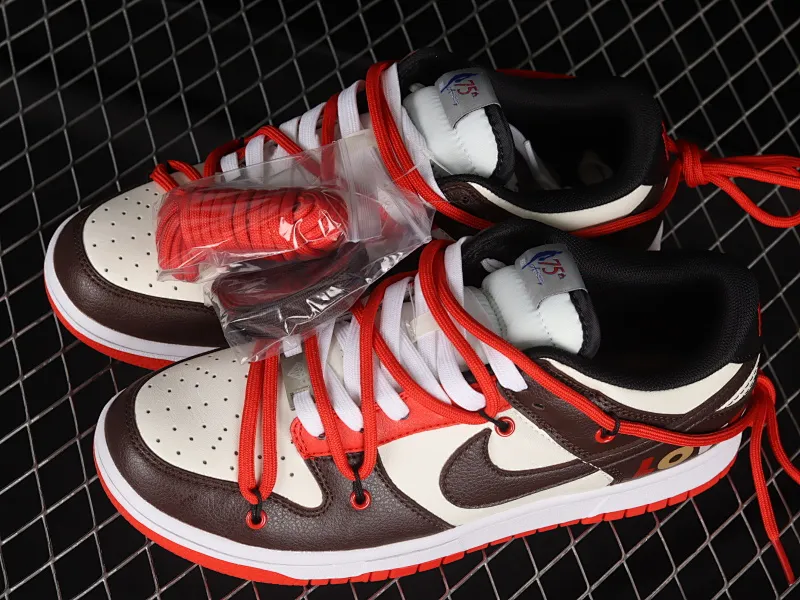 All categories Nk SB Dunk series Nk SB Dunk Low low-top sneakers Nk Dunk Low Valentine's Day LOVE customized version of deconstructed strap casual sneakers DD3363-100
